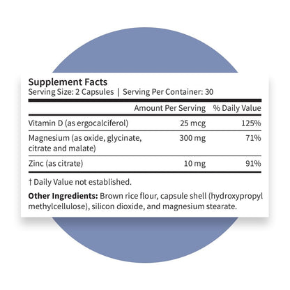 Pattern Wellness Magnesium Complex – Supports Muscle, Bone & Relaxation Health – with Zinc & Vitamin D – Daily Support Formula – 60 Vegan Capsules Pattern Wellness buy supplements Au