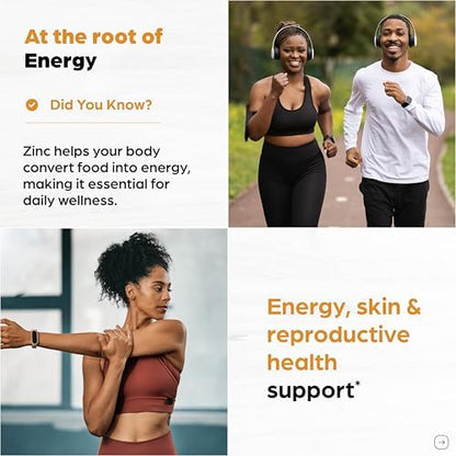 SANDHUHERBALS Zinc 50mg Bundle with Zinc 30mg Vitamin D3, Magnesium, Selenium, Vitamin B6, B7 (Biotin), Copper | Supports Immune, Skin, Hair & Nails Health