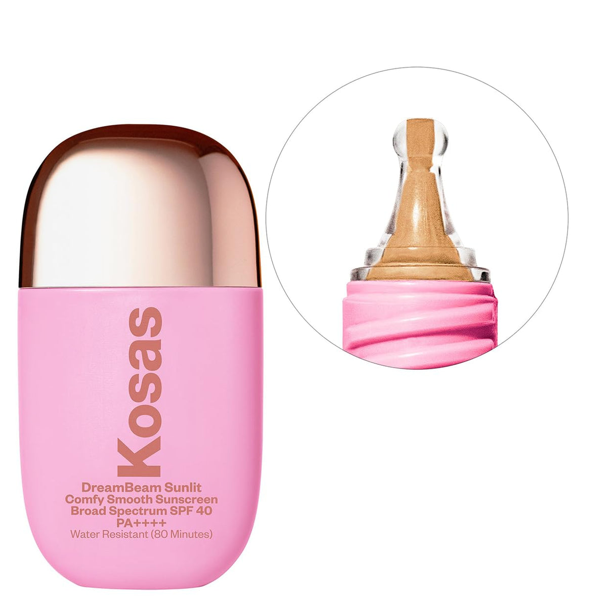 Kosas DreamBeam SPF 40 Mineral Sunscreen for Face + Makeup Prep – Lightweight Hydrating Sun Protection, 40 ml Kosas buy supplements Au