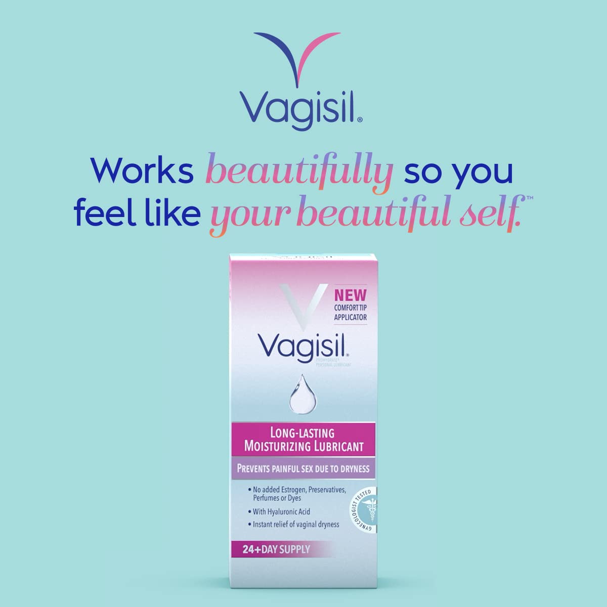 Vagisil Prohydrate Internal Vaginal Moisturizer, Gel & Lubricant for Women, Gynecologist Tested, 8 Count, Pack of 3 (24 Total Applicators) Vagisil buy supplements Au