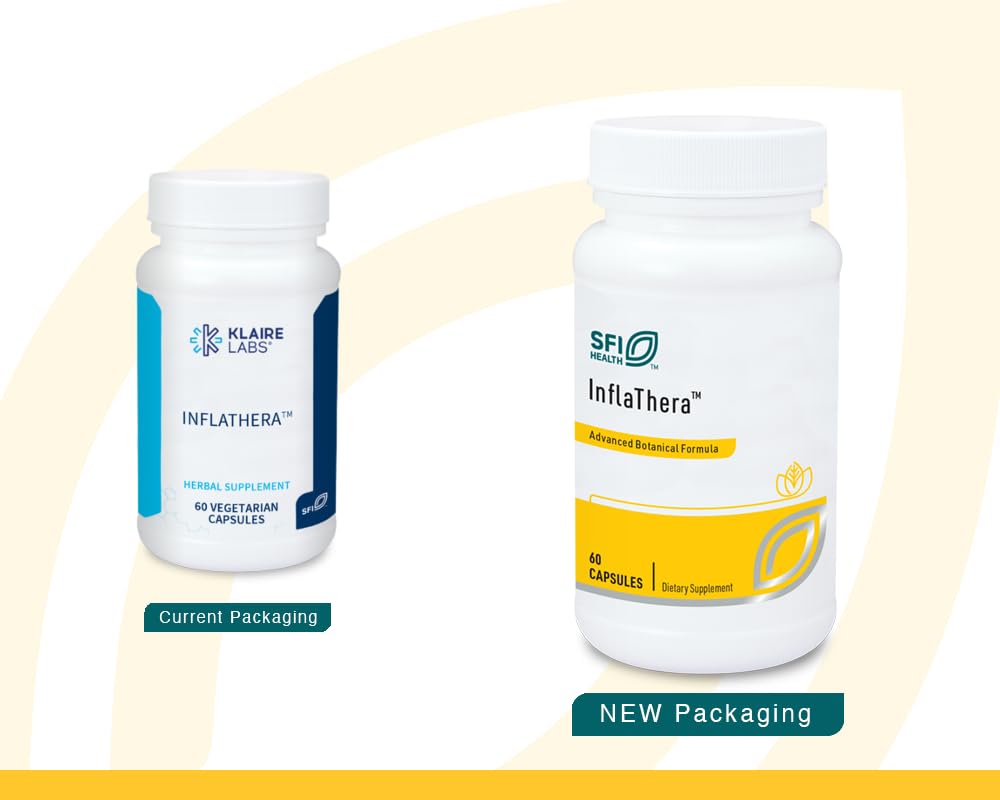 Klaire Labs SFI Health Inflathera - Phytonutrient Blend with Turmeric & Knotweed, Designed to Support Inflammation Response (60 Capsules) SFI Health buy supplements Au
