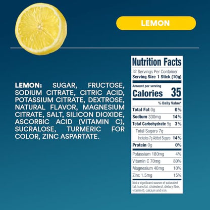 DripDrop Hydration Watermelon & Lemon Bundle, Electrolyte Packets, 64 Count | Lemon, Watermelon; 3X Electrolytes; Potassium, Magnesium, Zinc, Vitamin C; Single Serve; Daily Use, Workouts, Travel