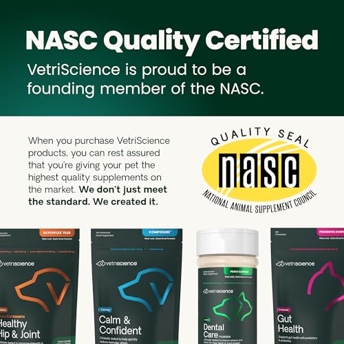VetriScience Ultimate Strength Hip & Joint Supplement for Dogs, GlycoFlex Plus – MSM, Chondroitin & Green-Lipped Mussel Chews for Mobility, Flexibility, Comfort & Support, Peanut Butter Flavor 120 Cnt VETRISCIENCEBuy Supplements Australia