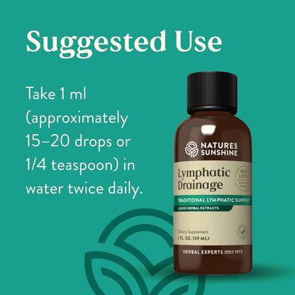 Nature's Sunshine Lymphatic Drainage, 2 Fl. Oz | Lymphatic Drainage Supplement Promotes The Efficient Drainage of The Lymphatic System to Promote Overall Health Nature's Sunshine buy supplements Au