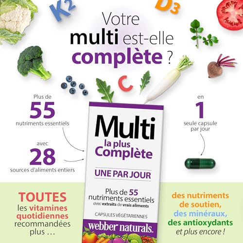 Webber Naturals Men's Most Complete Multi, 90 Vegetarian Capsules Webber NaturalsBuy Supplements Australia