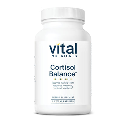Vital Nutrients Cortisol Balance | Vegan Adrenal Support Supplements | Cortisol Manager Supports Energy & Stress Levels | Ashwagandha & Magnesium for Relaxation | Gluten, Dairy, Soy Free | 90 Capsules Vital Nutrients buy supplements Au