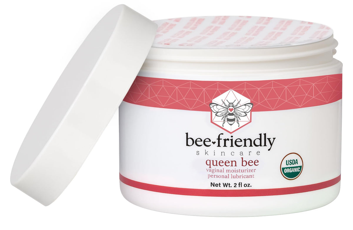 BeeFriendly Organic Vaginal Moisturizer, USDA Certified, Natural Vulva Cream For Dryness, Itching, Irritation, Redness, Chafing Of Vagina Due To Menopause & Thinning 2 oz BeeFriendly buy supplements Au