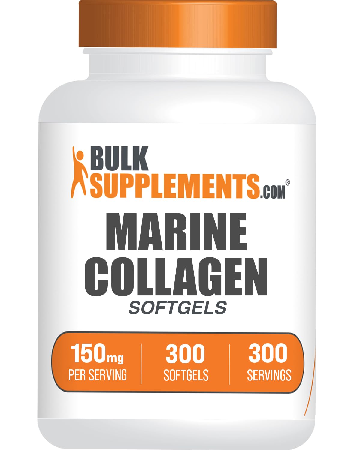 BulkSupplements.com Collagen Softgels - Collagen Peptides Capsules - Collagen Pills for Women - Collagen Peptides Pills - Marine Collagen - Collagen Supplements (300 Count - 300 Servings) BulkSupplements buy supplements Au