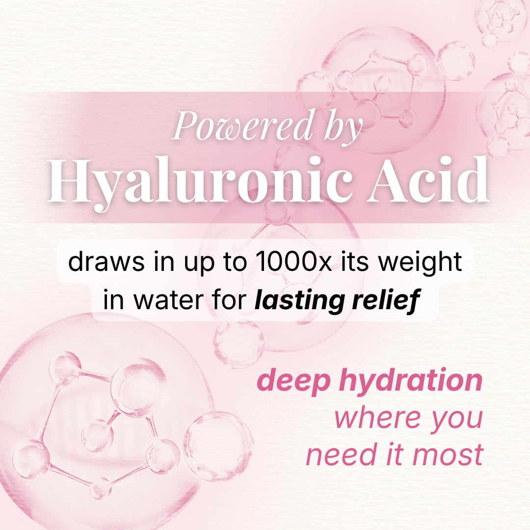 VLUSH Vaginal Moisturizer: Hormone-Free Hyaluronic Acid Suppositories for Dryness & Intimate Comfort – Clean Support for Menopause & Perimenopause (10pk) VLUSH buy supplements Au