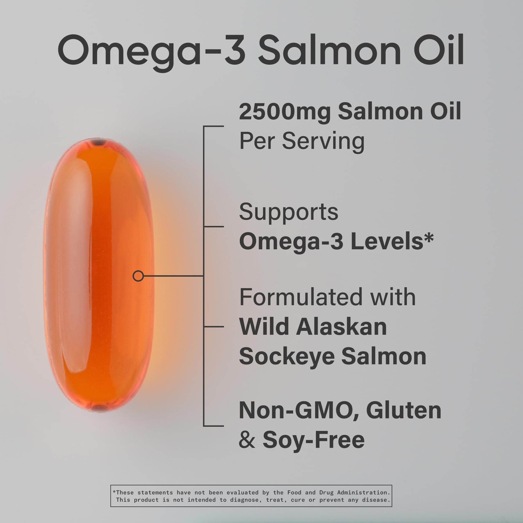 Sports Research® Salmon Oil - Single-Source Wild Alaskan Sockeye | 2500 mg per Serving w/EPA & DHA Fatty Acids | MSC Certified - 180 Count Softgels Sports Research buy supplements Au