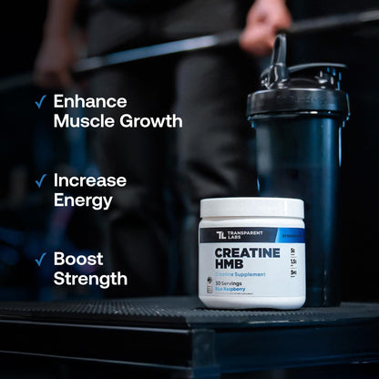 Transparent Labs Creatine HMB (30 Servings, Tropical Punch) & Creatine HMB (30 Servings, Unflavored)