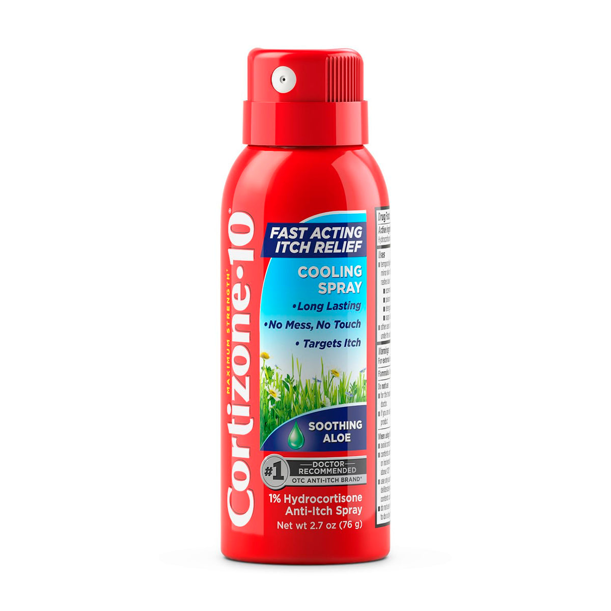 Cortizone 10 Maximum Strength Soothing Aloe Itch Relief Cooling Spray, 1% Hydrocortisone, Fast-Acting, Anti-Itch Spray for Bug Bites, Rash, Eczema, Psoriasis, Poison Ivy, Oak, Sumac, 2.7 oz Cortizone 10Buy Supplements Australia