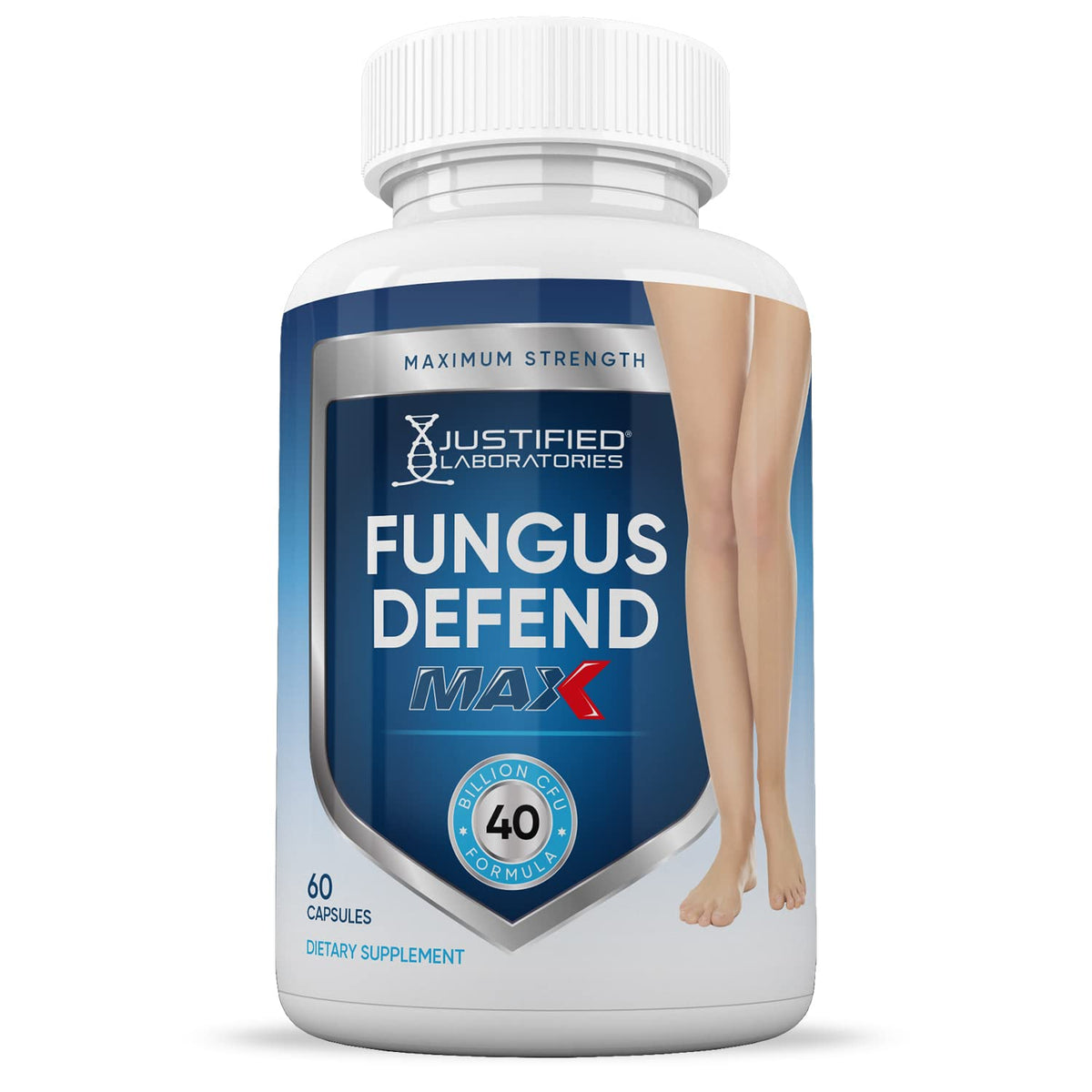 Justified Laboratories (3 Pack) Fungus Defend Max Pills 40 Billion CFU Probiotic 180 Capsules Justified Laboratories buy supplements Au