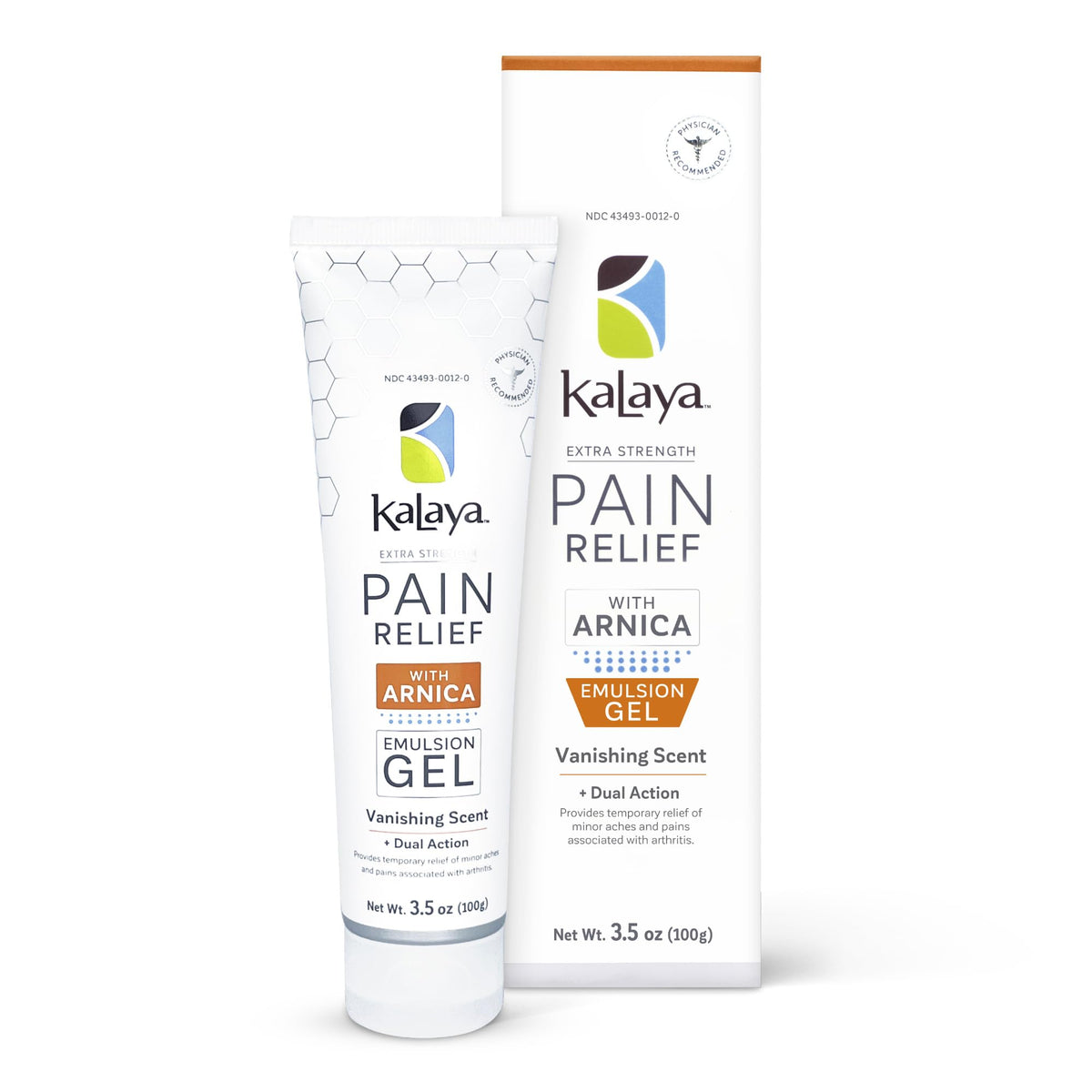 Kalaya Extra Strength Pain Relief Gel with Arnica -Fast Acting, Long Lasting, Vanishing Scent, medically formulated for Arthritis, Joints, Muscle, Back, Neck, Shoulder, Hand and Knee Pain Kalaya NaturalsBuy Supplements Australia