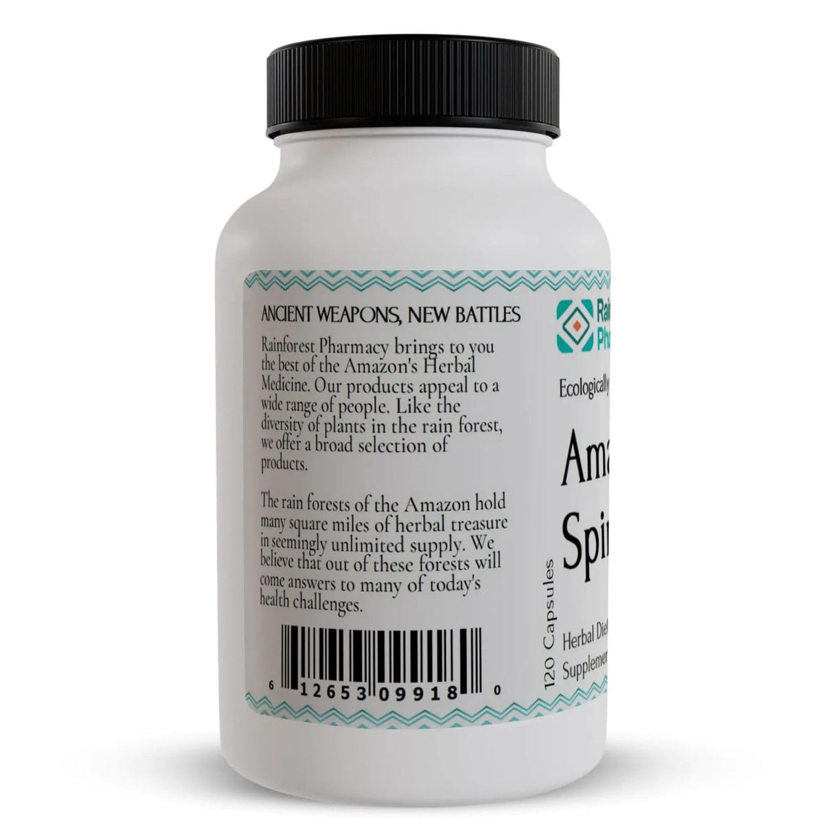 Rainforest Pharmacy Spiro Natural Herbal Supplement| 120 Vegetarian Capsules, 500 mg | Ecologically Wildcrafted Chanca Piedra & 5 Amazon Rainforest Herbs | Non-GMO Rainforest PharmacyBuy Supplements Australia