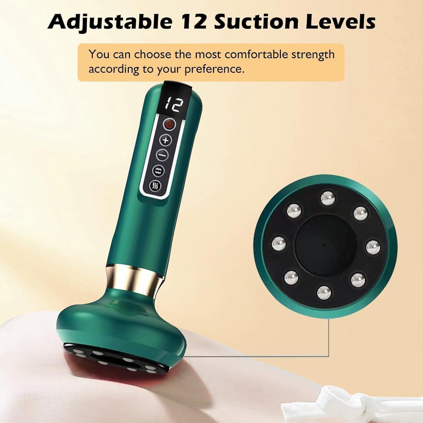 HNRF Anti Cellulite Massage Tool Body Sculpting Machine Suction Massager 3-in-1 Masajeador para Celulitis Y Grasa Abdominal De Madera Remover for Legs Electric Vacuum Cupping Full Contouring Device HNRF buy supplements Au