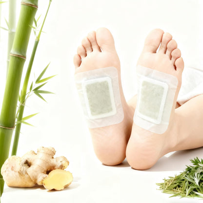 Lymph Care Foot Pads 50pads – Deep Cleansing Foot Pads with Ginger Oil for Relieve Stress, Improve Sleep, Help Lymphatic Drainage and Deep Cleansing HMBMO buy supplements Au