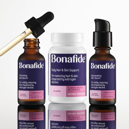 Bonafide Silvessa Hair & Skin Support Capsules – Hormone-Free, Drug-Free Daily Nourishment for Hair & Skin During Menopause – 30 Day Supply (30 Capsules) Bonafide buy supplements Au