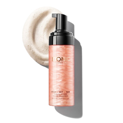 ICONIC LONDON Prep Set Tan Mousse | Long Lasting, Sun Kissed Skin, Bronze Glow, Cruelty-Free, Vegan Makeup, Original ICONIC LONDON buy supplements Au