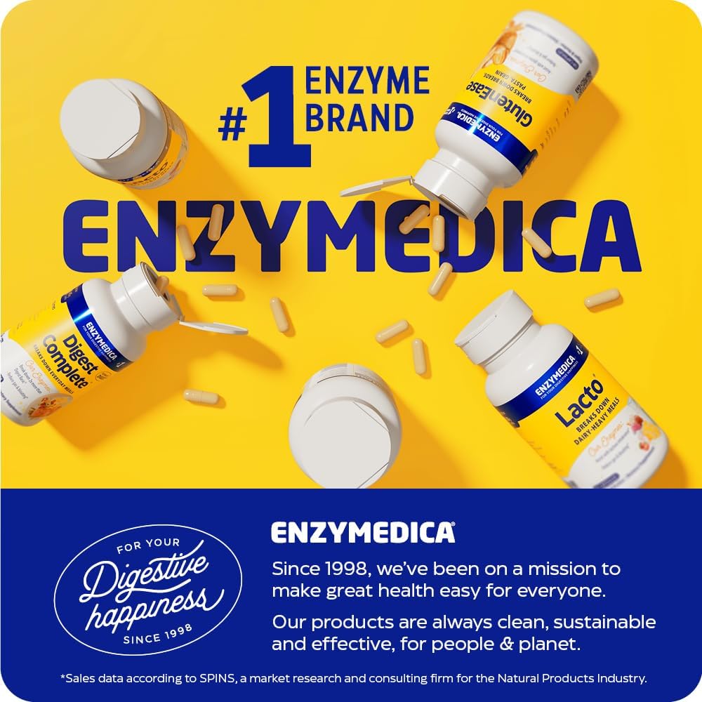 Enzymedica Acid Soothe Supplement for Women & Men - 30 Capsules