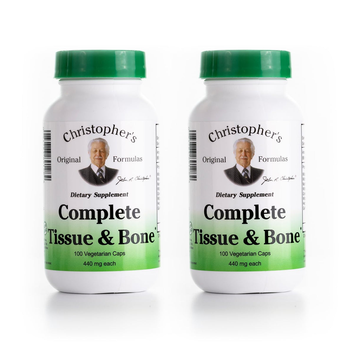 Christopher's Original Formulas Complete Tissue & Bone Formula – 100 VCaps | Herbal Support for Bones & Connective Tissue - Pack of 2 Christopher's Original FormulasBuy Supplements Australia