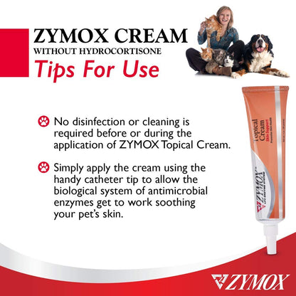 Pet King Brands ZYMOX Veterinarian Strength Topical Cream for Dogs and Cats, 1oz Pet King Brands buy supplements Au