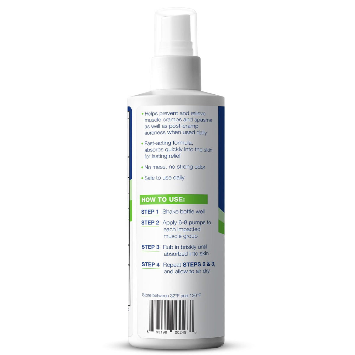 Theraworx Relief for Muscle Cramps Spray Fast-Acting Muscle Spasm, Leg Soreness with Magnesium Sulfate - 7.1 oz - 1 Count TheraworxBuy Supplements Australia