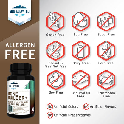 Comprehensive Bone Builder Calcium Supplement. Formulated with Highest Grade Calcium -Carbonate/Hydroxyapatite/Citrate, Magnesium, Zinc, D3. Works in Sync for Optimum Bone Health and Bone Strength. One Elevated buy supplements Au