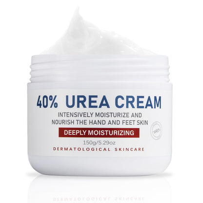 OUKEYA Urea Cream 40 Percent,Foot & Hand Cream for Dry Cracked,Urea Lotion for Feet Maximum Strength