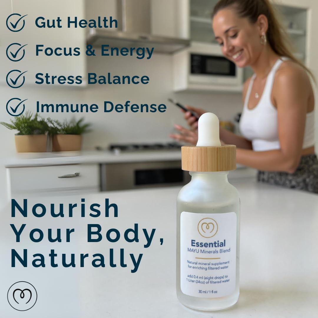 MAYU Trace Mineral Drops, 3 Bottles, Great-Tasting Hydration & Daily Energy, 80+ Full-Spectrum Trace Minerals, Third-Party Tested, Exceeds EU Standards, Magnesium, Potassium & Chloride, No Additives mayuBuy Supplements Australia
