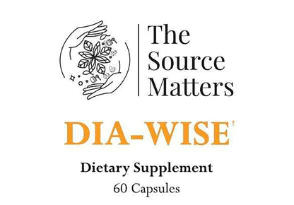 The Source Matters Dia-Wise Metabolic Health Supplement | Alpha Lipoic Acid, Cinnulin Capsules, Biotin, Chromium, Vanadyl Sulfate, Vitamin B for AMPK Activation (60 Count) THE SOURCE MATTERS buy supplements Au