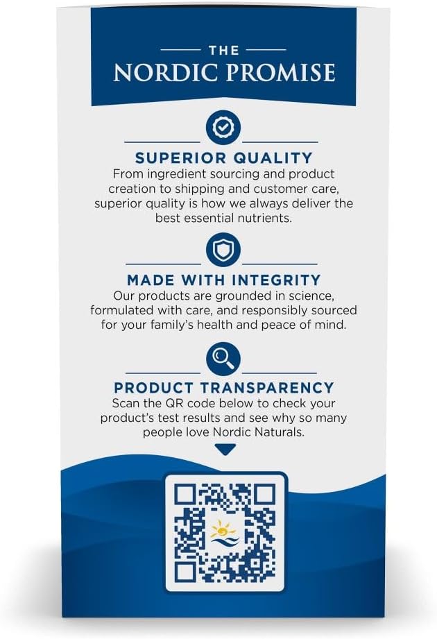 Nordic Naturals Vitamin D3 + K2, 2000 IU D3, Orange - 60 Softgels | Bone Health. Immune Support. Calcium Balance. Synergistic D3 + K2. Non-GMO. Plant-Based K2 MK-7. Orange Flavor Softgels.