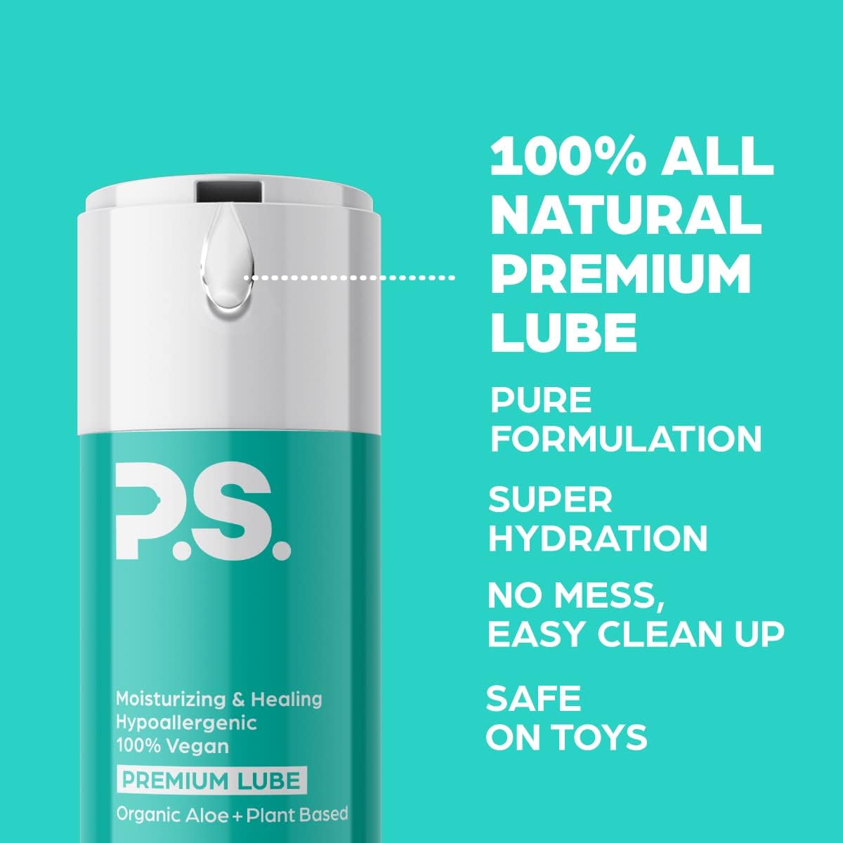 PS Allstar Bundle - 12-Pack of XL Thin Latex Condoms for Men, Afterparty Oversized Adult Flushable Wipes, Organic Personal Lubricant, and All Natural Testosterone Booster