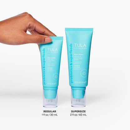 TULA Skin Care Face Filter Blurring and Moisturizing Primer - Cosmos, Evens the Appearance of Skin Tone & Redness, Hydrates & Improves Makeup Wear, 1fl oz TULA buy supplements Au