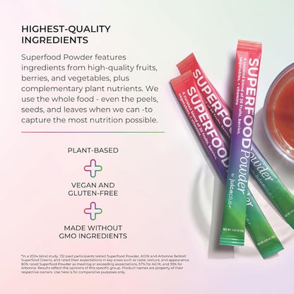 Juice Plus+ - Superfood Powder - Drink with 30 Fruits Berries Veggies Plant Vitamins for Refreshing Immune Wellness Boost - 30 Stick Packs Juice Plus+ buy supplements Au
