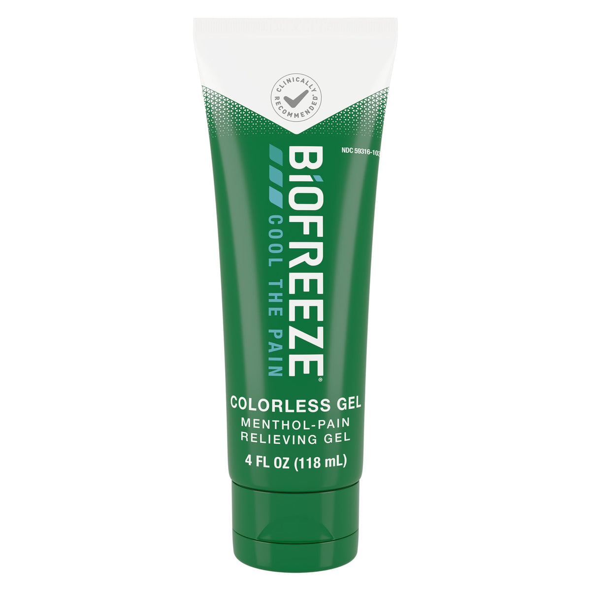 Biofreeze Gel Menthol Pain Relieving Colorless Gel 4 FL OZ Tube For Pain Relief Associated With Sore Muscles, Arthritis, Simple Backaches, And Joint Pain BiofreezeBuy Supplements Australia
