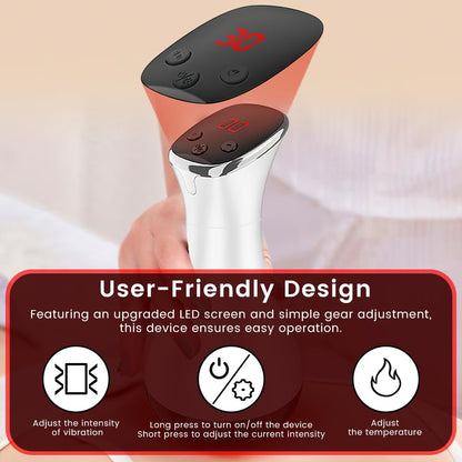 Dexmary Lymphatic Drainage Massager, Anti Cellulite Massage Tool with Microcurrent & Vibration, Rechargeable Body Sculpting Machine for Legs, Arms, Stomach and Thighs Dexmary buy supplements Au