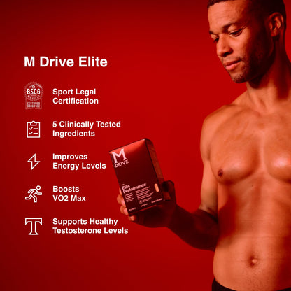 Mdrive Elite Multi - Natural Energy, Strength, Stress Relief, Lean Muscle, Immune Health Support from Zinc, Selenium, Manganese & Vitamin D, Enzymes for Digestive Support Mdrive buy supplements Au