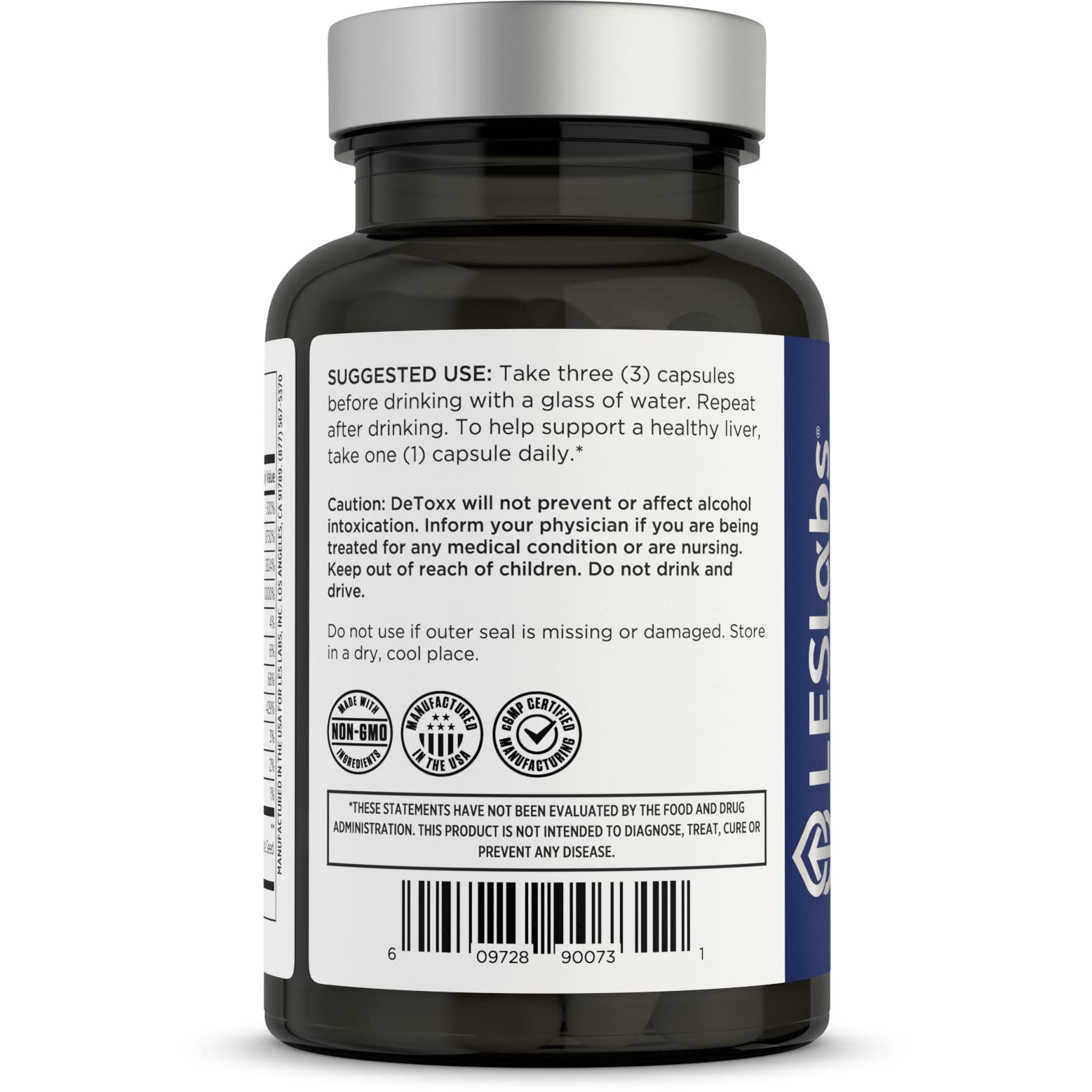LES Labs DeToxx – Better Mornings & Recovery, Liver Support, Electrolyte Replenishment & Glutathione Support – Prickly Pear, Milk Thistle & NAC – Non-GMO Supplement – 60 Capsules LES Labs buy supplements Au
