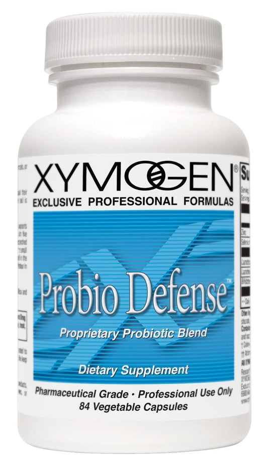 XYMOGEN Probio Defense - Daily Probiotic Blend for GI Balance Support - Immune & Gut Health Aid - 10 Billion CFU - Lactobacillus Rhamnosus, Zinc & Selenium - Gluten-Free & Non-GMO - 84 Capsules XYMOGENBuy Supplements Australia