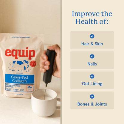 Equip Foods Prime Protein Powder Unflavored & Collagen Powder Unflavored