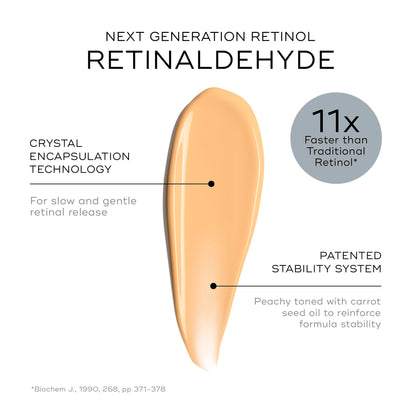 Medik8 Crystal Retinal 10 - Firming, Advanced Skin Retinaldehyde Face Serum - Night Serum with Hyaluronic Acid and Vitamin E - Gluten Free - 1 oz