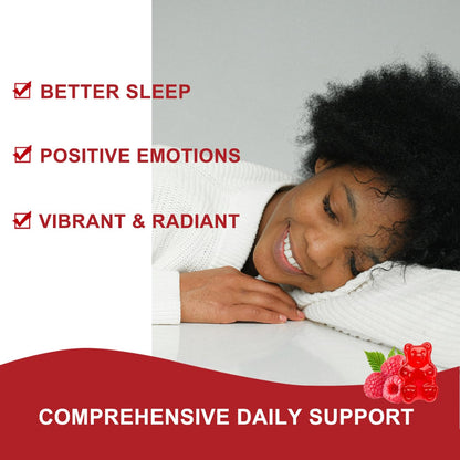 Cofure Triple Magnesium Complex 900 mg, Magnesium Glycinate, Citrate, Malate with Potassium, Calcium, Vitamin B6 for Calm & Sleep - Vegan, Non-GMO, Gluten Free - 120 Raspberry Gummies for Adults Cofure buy supplements Au