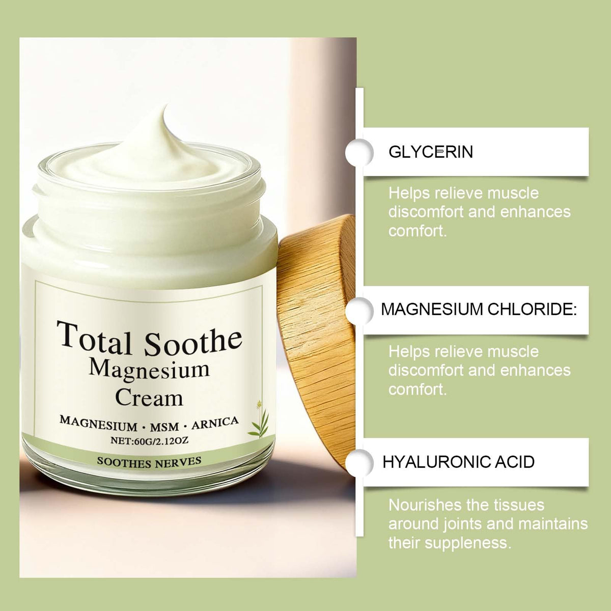 MQN Magnesium Joint Cream with Mineral Delivery Formula & Arnica – Fast Absorbing, Non-Greasy Topical for Everyday Joint & Muscle Relaxation MQNBuy Supplements Australia