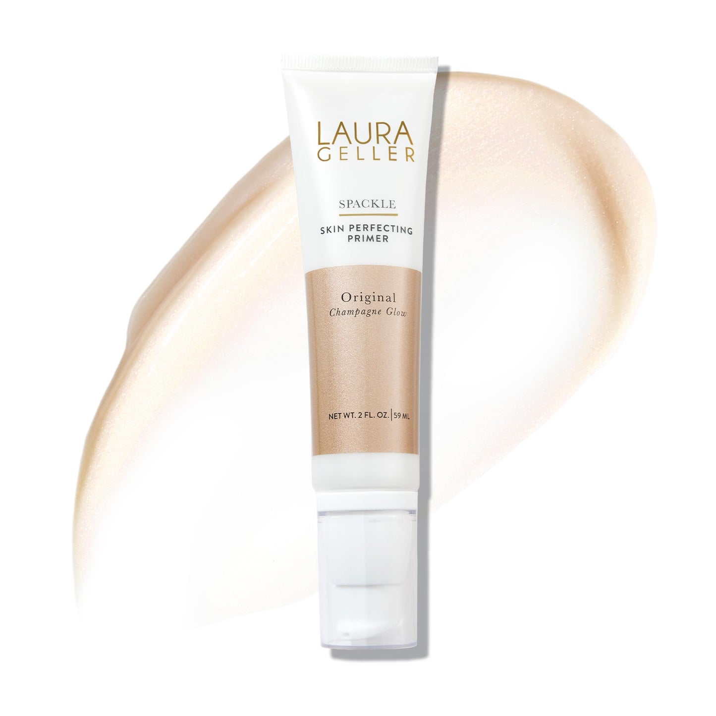 LAURA GELLER NEW YORK Spackle Primer - Champagne Glow - Super-Size 2 Fl Oz - Hyaluronic Acid Makeup Primer for Mature Skin LAURA GELLER NEW YORK buy supplements Au