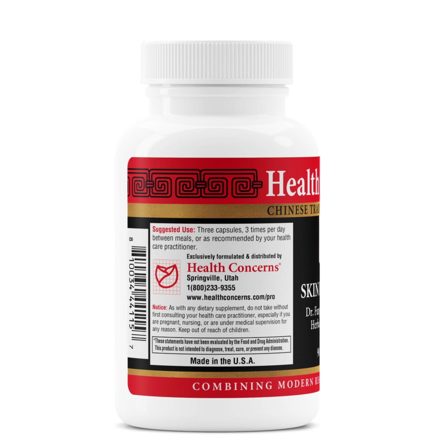 Health Concerns Skin Balance – Herbal Supplement for Skin Support, Itching Relief, & Circulation – Chinese Herbal Supplements for Men & Women – Skullcap, Dong Quai, Coptis Root - 90 Capsules Health Concerns buy supplements Au