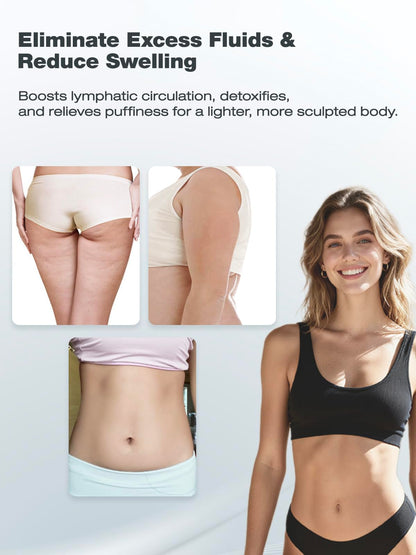 Yuonry Lymphatic Drainage Massager & Anti Cellulite Massage Tool, Helps Reduce Stretch Marks & Cellulite, for Legs, Arms & Belly, Body Sculpting Machine with Microcurrent, Light, Heat & Vibration Yuonry buy supplements Au