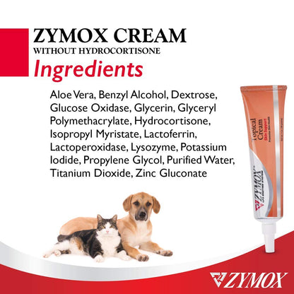 Pet King Brands ZYMOX Veterinarian Strength Topical Cream for Dogs and Cats, 1oz Pet King Brands buy supplements Au