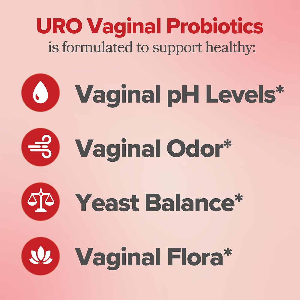 O Positiv URO Vaginal Probiotics for Women pH Balance with Prebiotics & Lactobacillus – Vaginal Health Supplement – Promote Healthy Vaginal Odor & Flora, 60 Count (Pack of 1), 1 Month Supply O Positiv buy supplements Au
