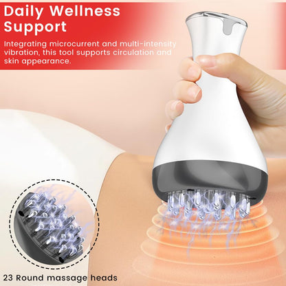 Dexmary Lymphatic Drainage Massager, Anti Cellulite Massage Tool with Microcurrent & Vibration, Rechargeable Body Sculpting Machine for Legs, Arms, Stomach and Thighs Dexmary buy supplements Au